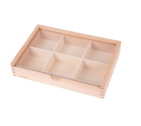 TickiT Houten sorteerbak met deksel