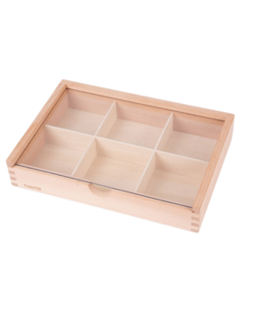 TickiT Houten sorteerbak met deksel TickiT Houten sorteerbak met deksel