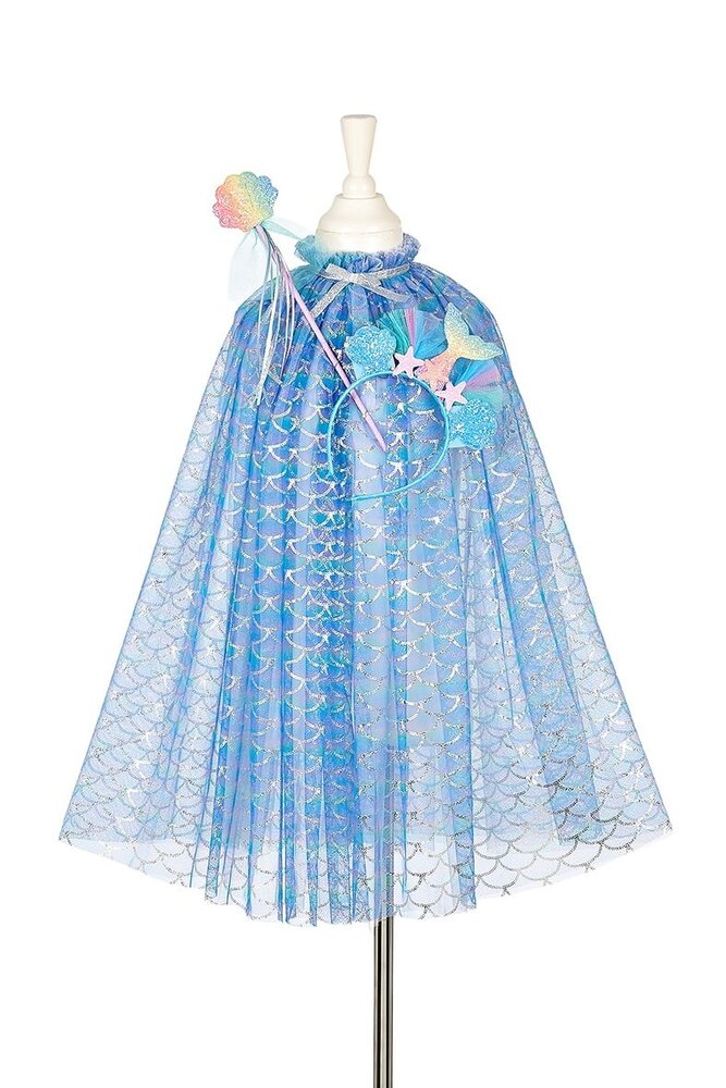Souza! Marlya mermaid cape met tiara en toverstaf Souza! Marlya mermaid cape met tiara en toverstaf