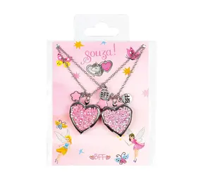 Souza! BFF 2 Pack Giftpack Hartjes ketting Souza! BFF 2 Pack Giftpack Hartjes ketting