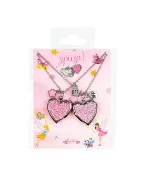 Souza! BFF 2 Pack Giftpack Hartjes ketting Souza! BFF 2 Pack Giftpack Hartjes ketting