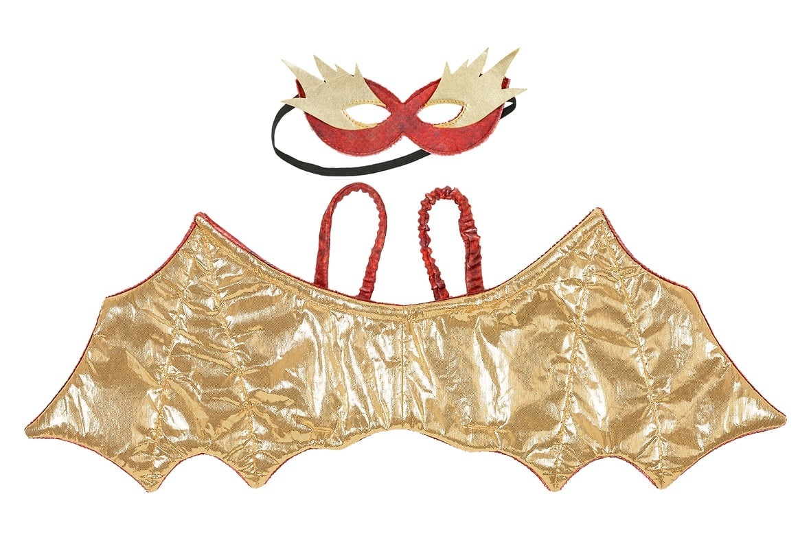 Masker Rode Draak met Vleugels afbeelding