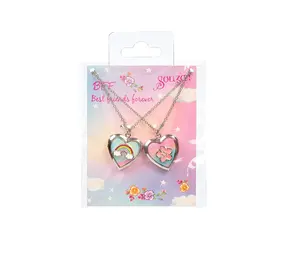 Souza! BFF 2 Pack Giftpack Hartjes ketting Rainbow Souza! BFF 2 Pack Giftpack Hartjes ketting Rainbow
