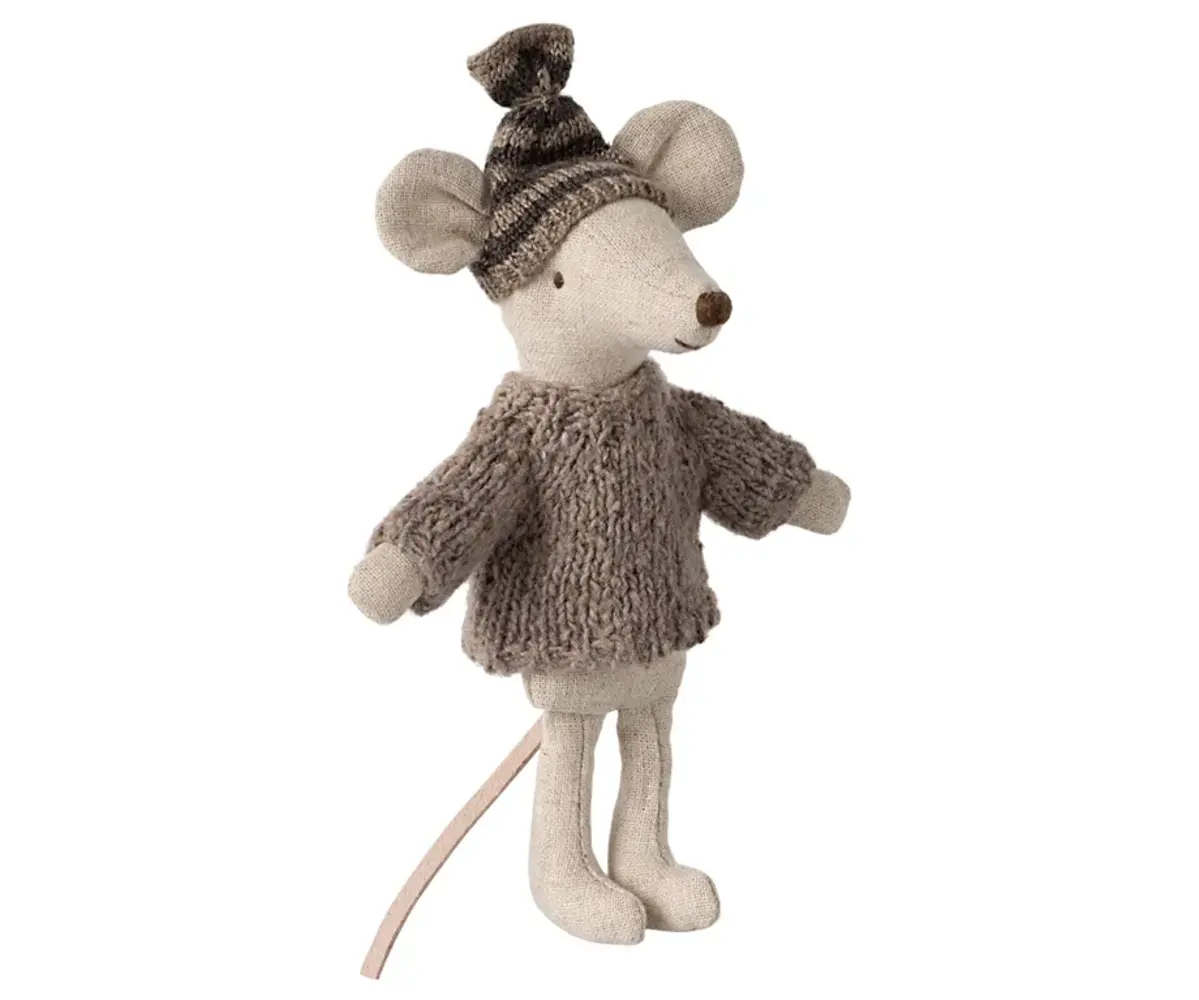 Maileg Sweater en muts Big Brother Mouse Maileg Sweater en muts Big Brother Mouse