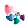 Rice Melamine Maatschepjes - Heart - 4-Pack