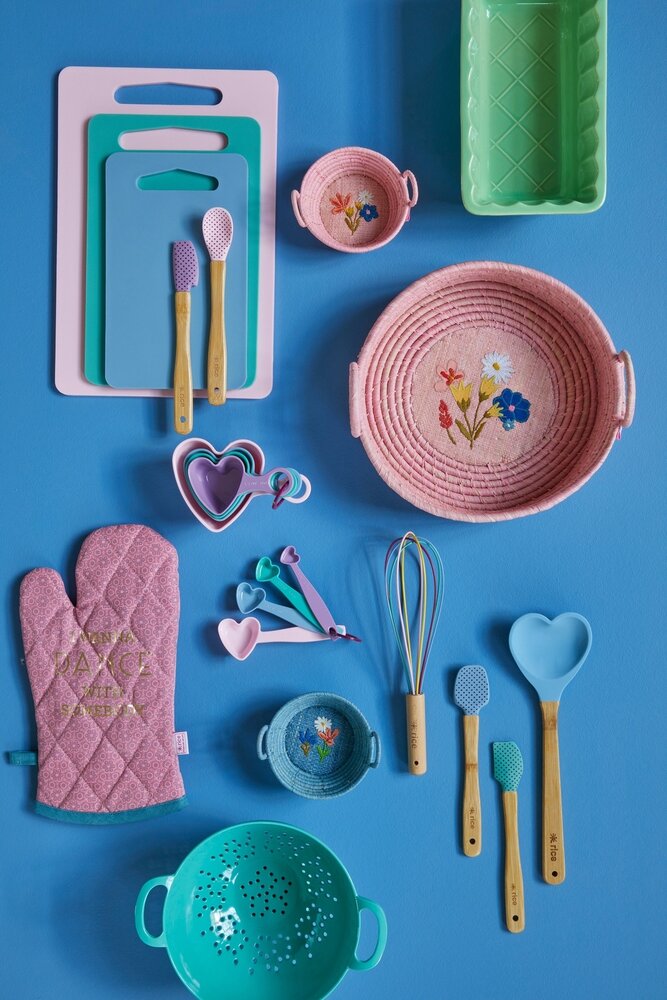 Rice Melamine Maatschepjes - Heart - 4-Pack