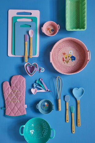 Rice Melamine Maatschepjes - Heart - 4-Pack