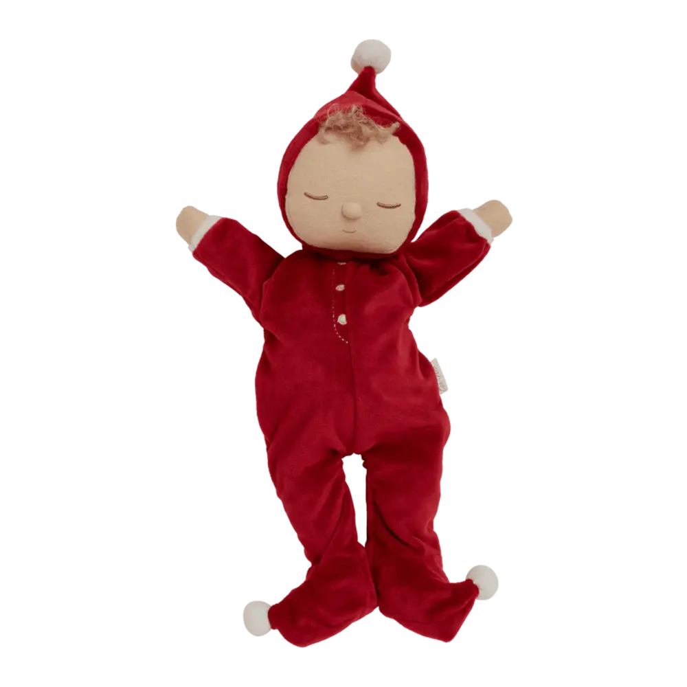 Olli Ella Cozy Dinkum Doll Lullaby Custard Red Olli Ella Cozy Dinkum Doll Lullaby Custard Red