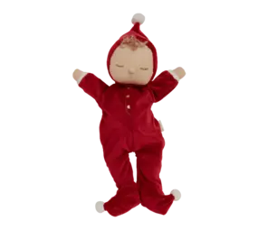 Olli Ella Cozy Dinkum Doll Lullaby Custard Red Olli Ella Cozy Dinkum Doll Lullaby Custard Red