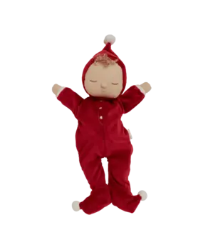 Olli Ella Cozy Dinkum Doll Lullaby Custard Red Olli Ella Cozy Dinkum Doll Lullaby Custard Red