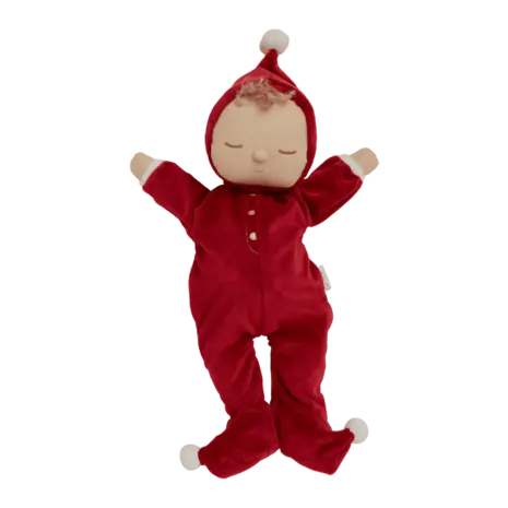 Olli Ella Cozy Dinkum Doll Lullaby Custard Red Olli Ella Cozy Dinkum Doll Lullaby Custard Red