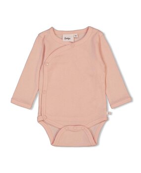 Feetje Babykleding Wikkelromper Rib Roze