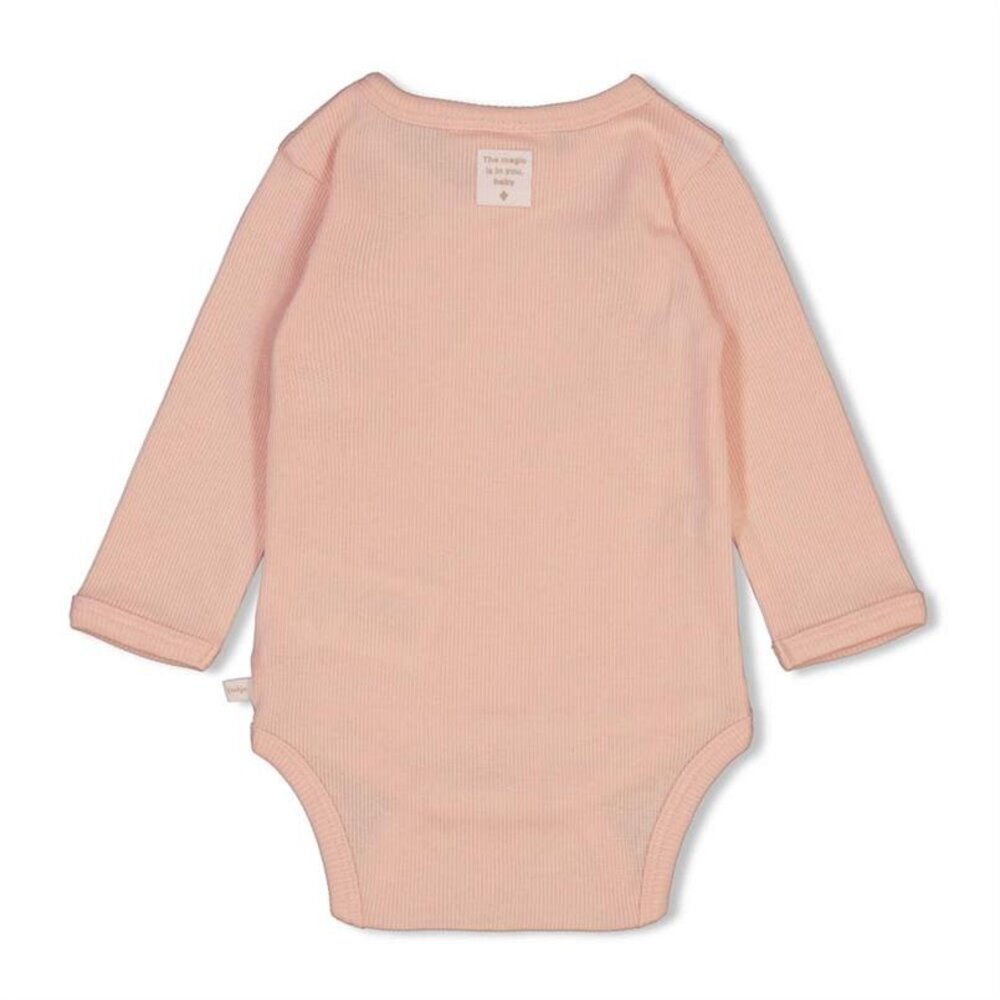 Feetje Babykleding Wikkelromper Rib Roze Feetje Babykleding Wikkelromper Rib Roze