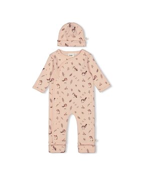Feetje Babykleding Geschenkset Onesie met Muts Roze