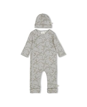Feetje Babykleding Geschenkset Onesie met Muts Grijs
