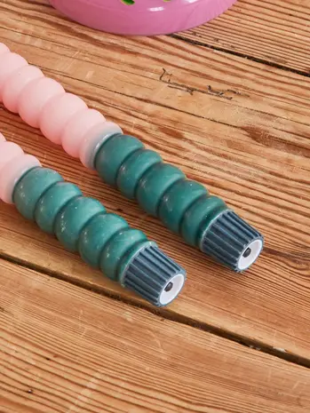 Rice Led kaarsen set van 2 Zacht Roze Rice Led kaarsen set van 2 Zacht Roze