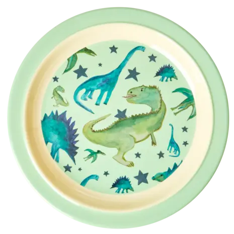 Rice Melamine Kinderbordje Dino Rice Melamine Kinderbordje Dino