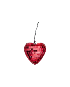 Rice Disco Ball Hart Rood klein Rice Disco Ball Hart Rood klein