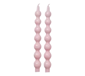 Rice Kaars - Zacht Roze - 2-Pack