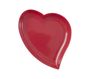 Rice Melamine Bord Hart Rood Rice Melamine Bord Hart Rood