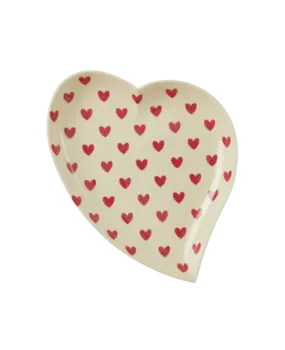 Rice Melamine Bord Hart Creme Rice Melamine Bord Hart Creme