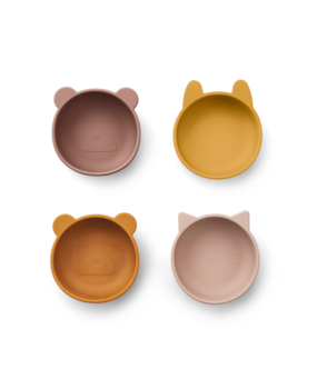 Liewood Siliconen Snack Bakjes Iggy Rose Mix