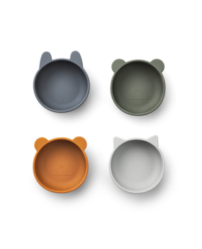 Liewood Siliconen Snack Bakjes Iggy Blue Mix