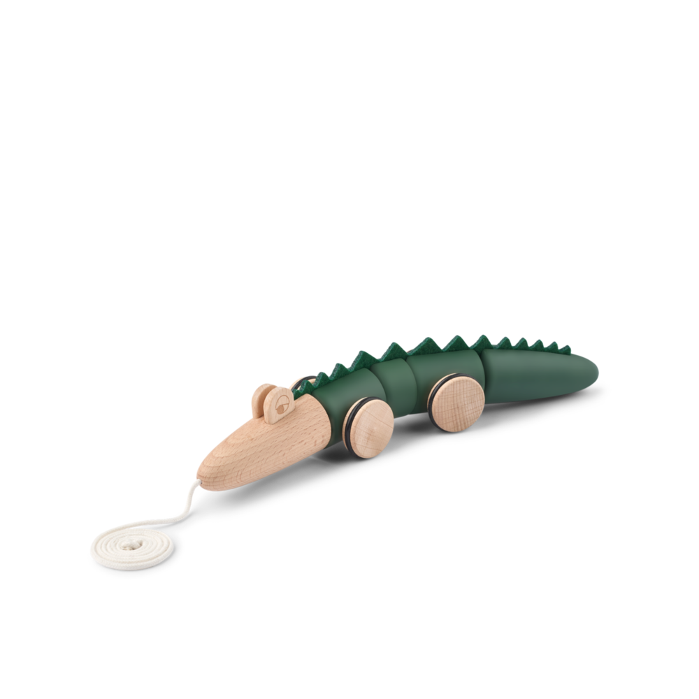 Liewood Trekfiguur Krokodil Sidsel Garden Green Liewood Trekfiguur Krokodil Sidsel Garden Green