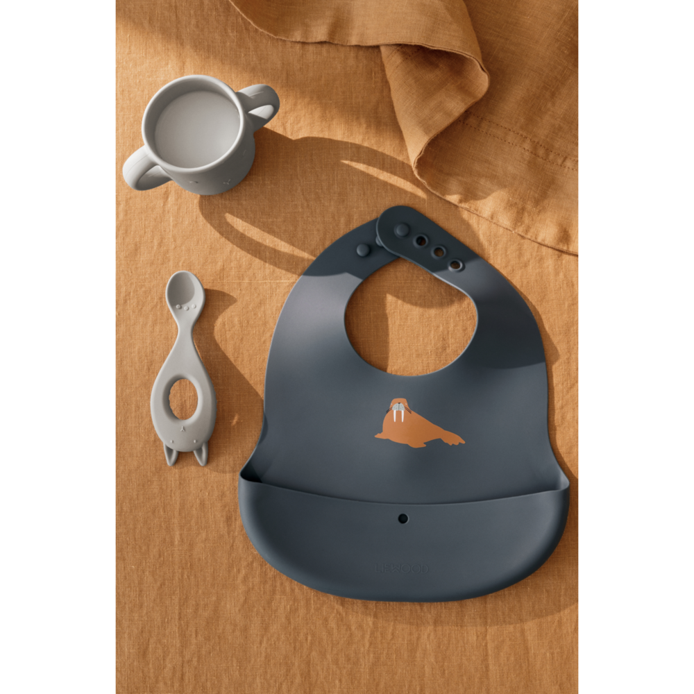 Liewood Slab Siliconen Ember 2-pack Arctic Sea Ocean view Liewood Slab Siliconen Ember 2-pack Arctic Sea Ocean view