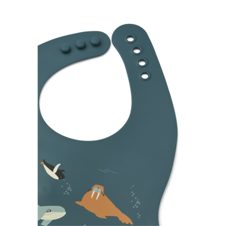 Liewood Slab Siliconen Ember 2-pack Arctic Sea Ocean view Liewood Slab Siliconen Ember 2-pack Arctic Sea Ocean view