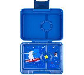 Yumbox Yumbox Snack 3 vakken Surf Blue Polar Bear Yumbox Yumbox Snack 3 vakken Surf Blue Polar Bear