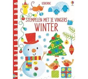 Stempelen met je vingers - Winter Stempelen met je vingers - Winter