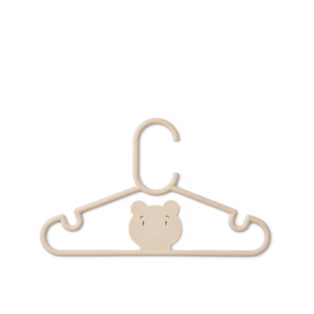 Liewood Kledinghanger Falton Mr Bear 8-Pack Sandy Liewood Kledinghanger Falton Mr Bear 8-Pack Sandy