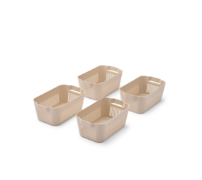 Liewood Opbergbak Makeeva Mini 4-Pack Sandy Liewood Opbergbak Makeeva Mini 4-Pack Sandy