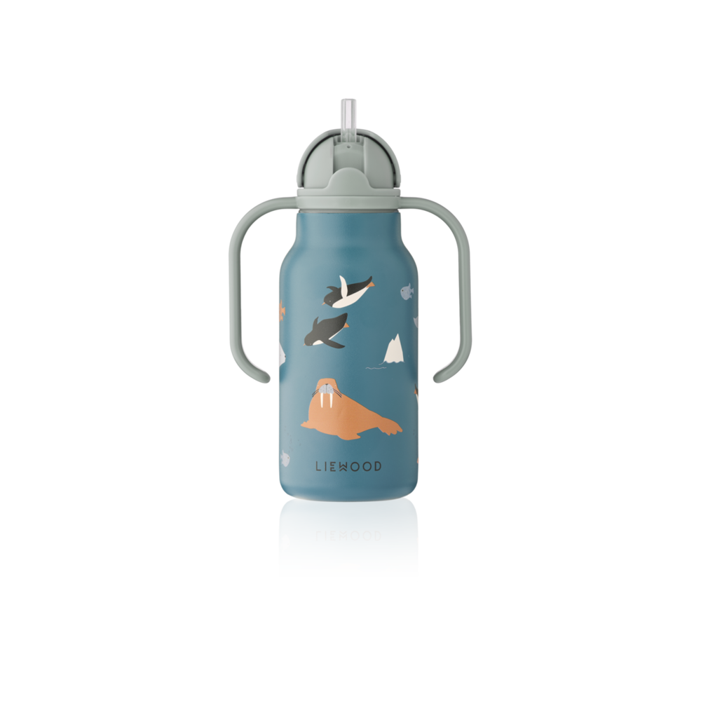 Liewood Drinkfles Kimmie Water Bottle 250 ml Arctic Sea Ocean View Liewood Drinkfles Kimmie Water Bottle 250 ml Arctic Sea Ocean View