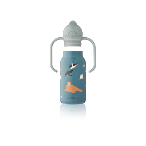 Liewood Drinkfles Kimmie Water Bottle 250 ml Arctic Sea Ocean View Liewood Drinkfles Kimmie Water Bottle 250 ml Arctic Sea Ocean View