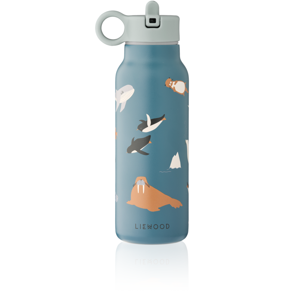 Liewood Drinkfles Falk Water Bottle 350 ml Arctic Sea Ocean view Liewood Drinkfles Falk Water Bottle 350 ml Arctic Sea Ocean view