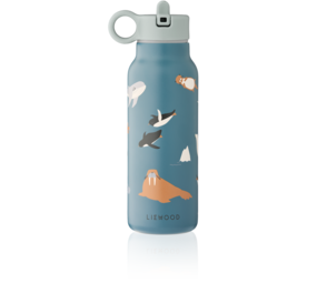 Liewood Drinkfles Falk 350 ml Arctic Sea Ocean view