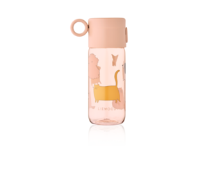 Liewood Drinkfles Clemence Bottle 350ml Cats and Dogs Sandy Liewood Drinkfles Clemence Bottle 350ml Cats and Dogs Sandy