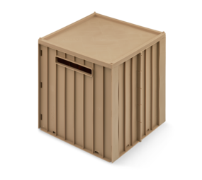 Liewood Opbergkrat Elijah met deksel Oat Liewood Opbergkrat Elijah met deksel Oat