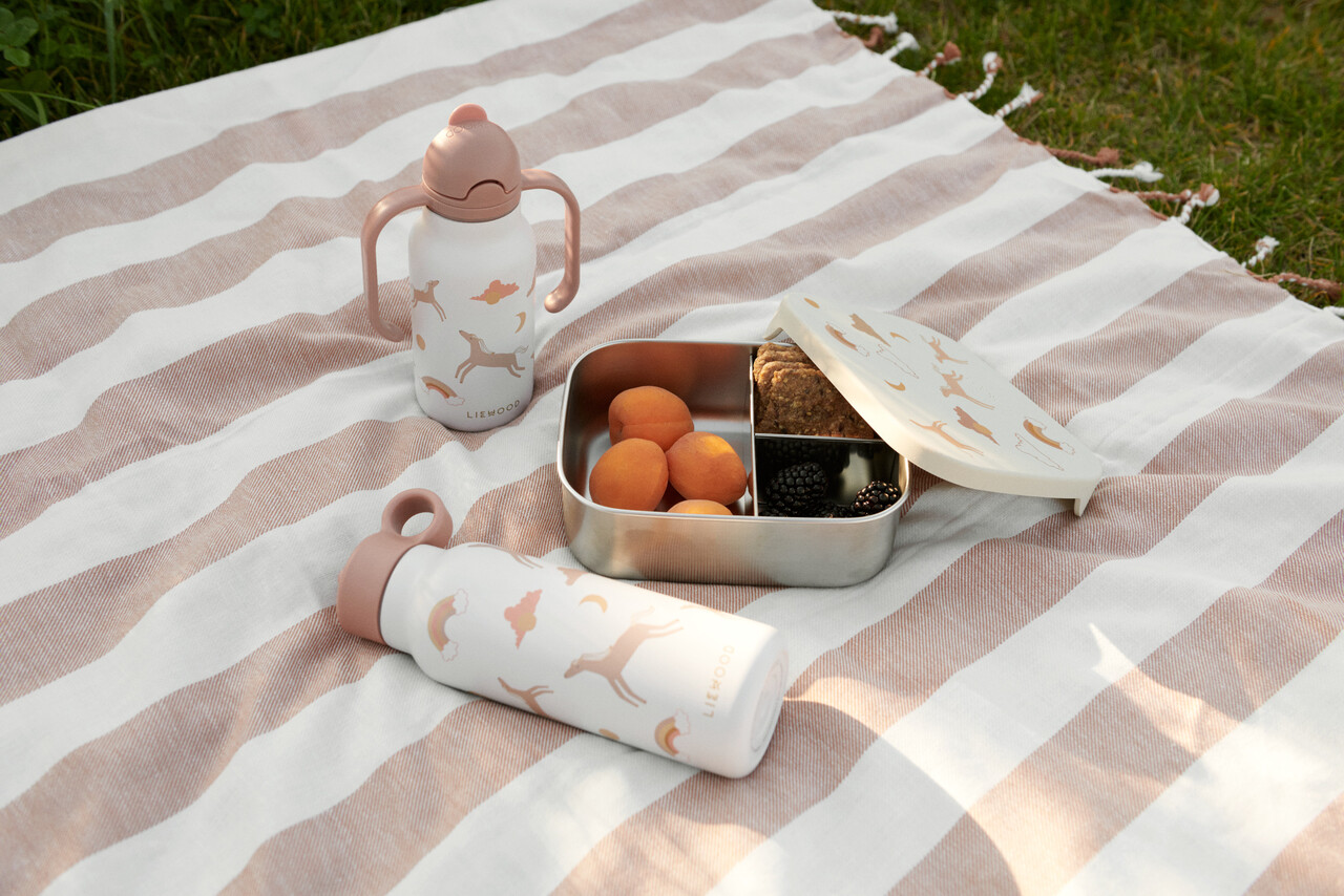 Liewood Drinkfles Falk 350 ml Dream Ecru