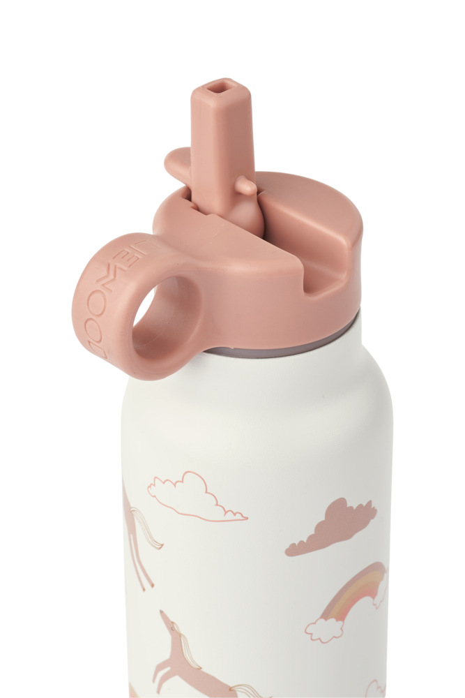 Liewood Drinkfles Falk Water Bottle 350 ml Dream Ecru