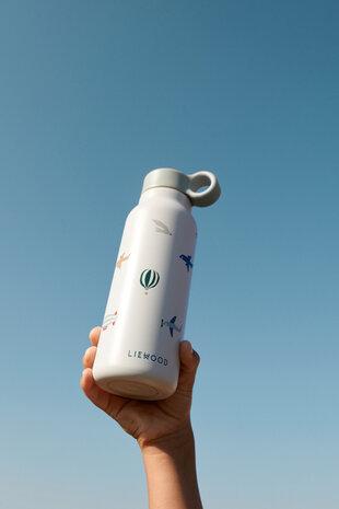 Liewood Drinkfles Falk 350 ml Aviator Ecru