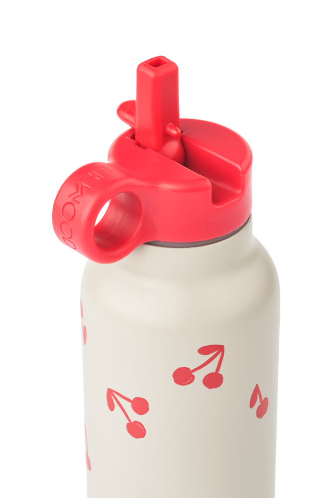 Liewood Drinkfles Falk Water Bottle 500 ml Cherries Sandy Liewood Drinkfles Falk Water Bottle 500 ml Cherries Sandy