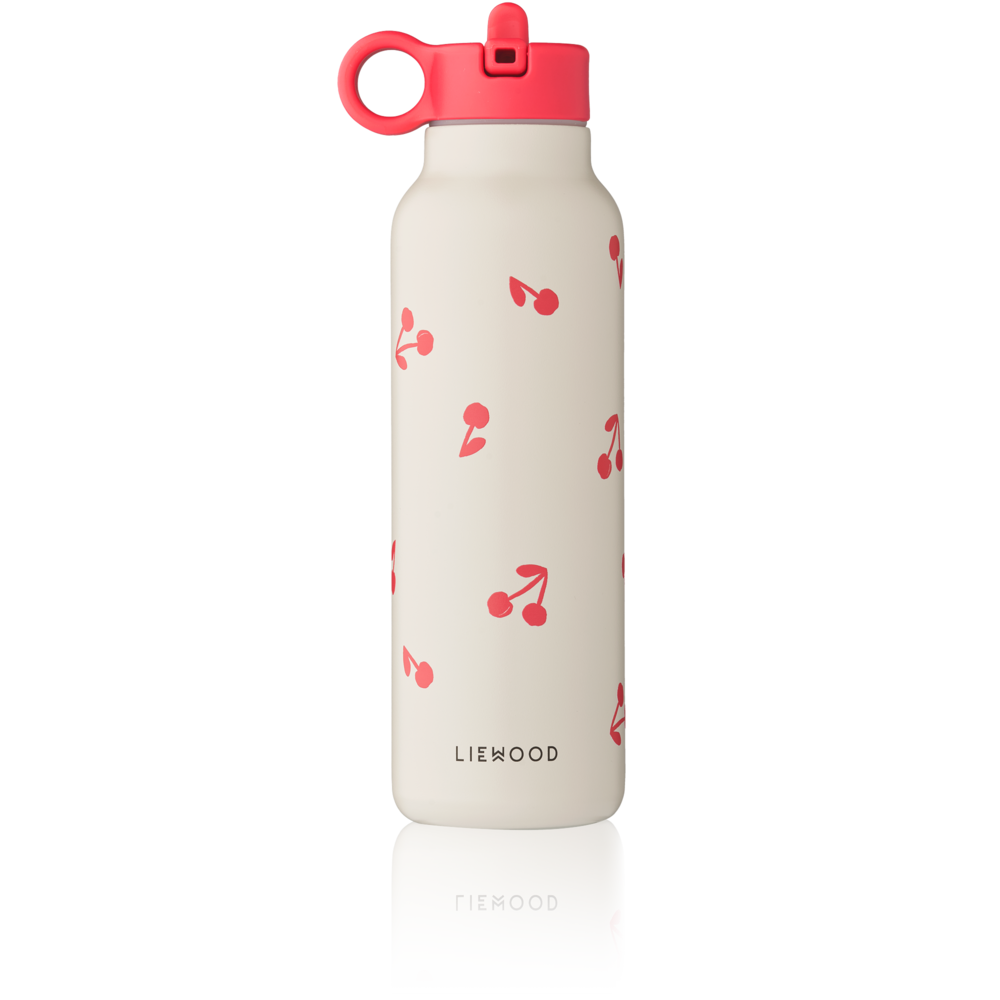 Liewood Drinkfles Falk Water Bottle 500 ml Cherries Sandy Liewood Drinkfles Falk Water Bottle 500 ml Cherries Sandy