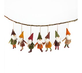 Sjaal met Verhaal Decoratie Hanger Kabouter Aardetinten Sjaal met Verhaal Decoratie Hanger Kabouter Aardetinten