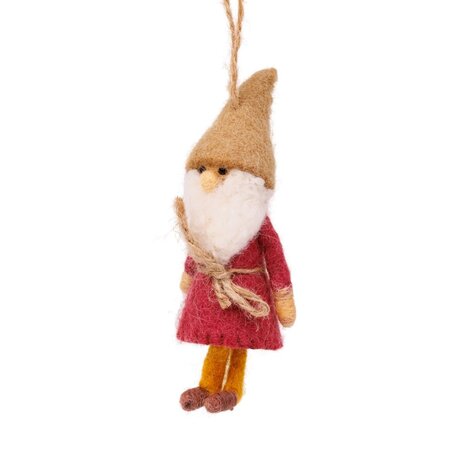 Sjaal met Verhaal Decoratie Hanger Kabouter Aardetinten Sjaal met Verhaal Decoratie Hanger Kabouter Aardetinten