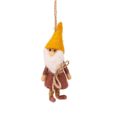 Sjaal met Verhaal Decoratie Hanger Kabouter Aardetinten Sjaal met Verhaal Decoratie Hanger Kabouter Aardetinten