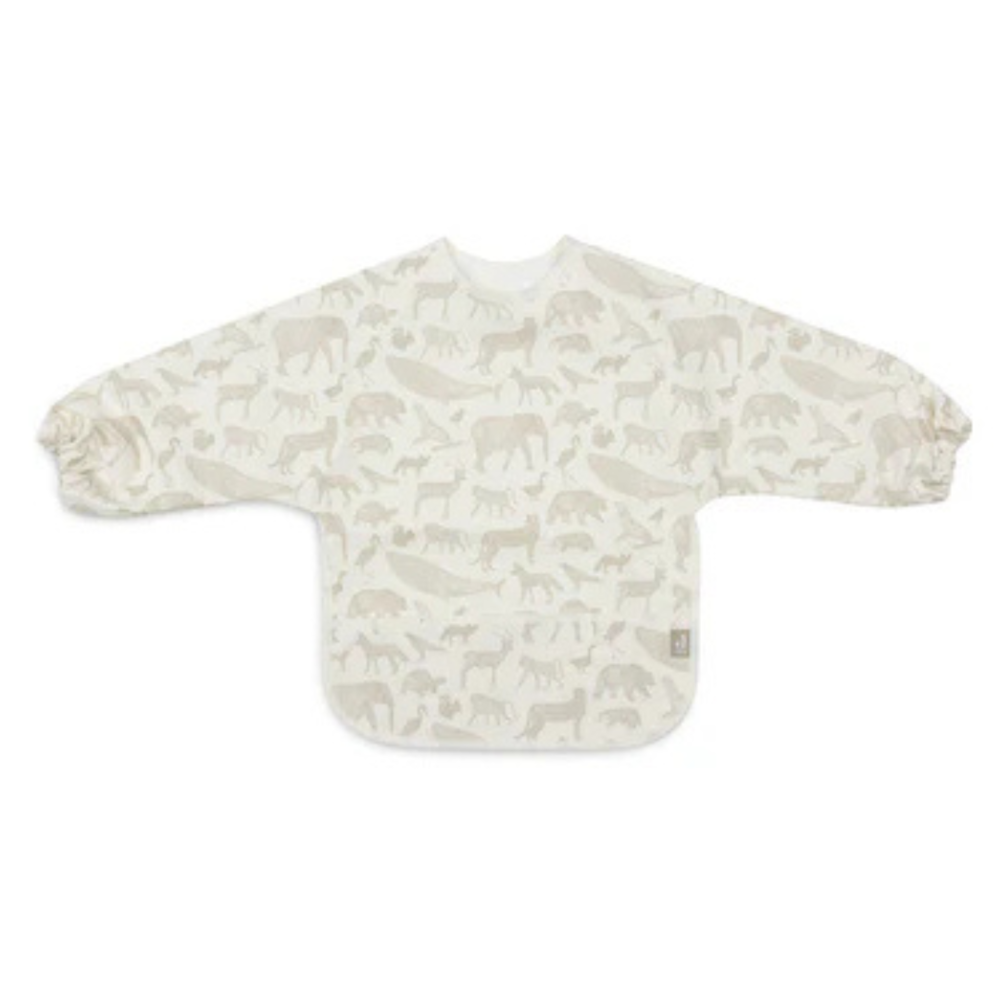 Jollein Slab Waterproof Lange Mouw Animals Olive Green Jollein Slab Waterproof Lange Mouw Animals Olive Green