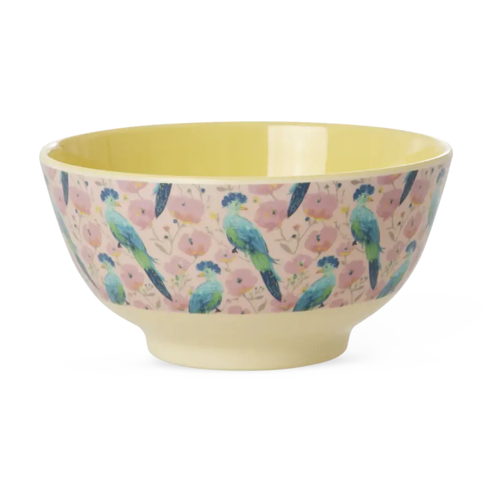 Rice Melamine Kom Exotic Bird Medium Rice Melamine Kom Exotic Bird Medium